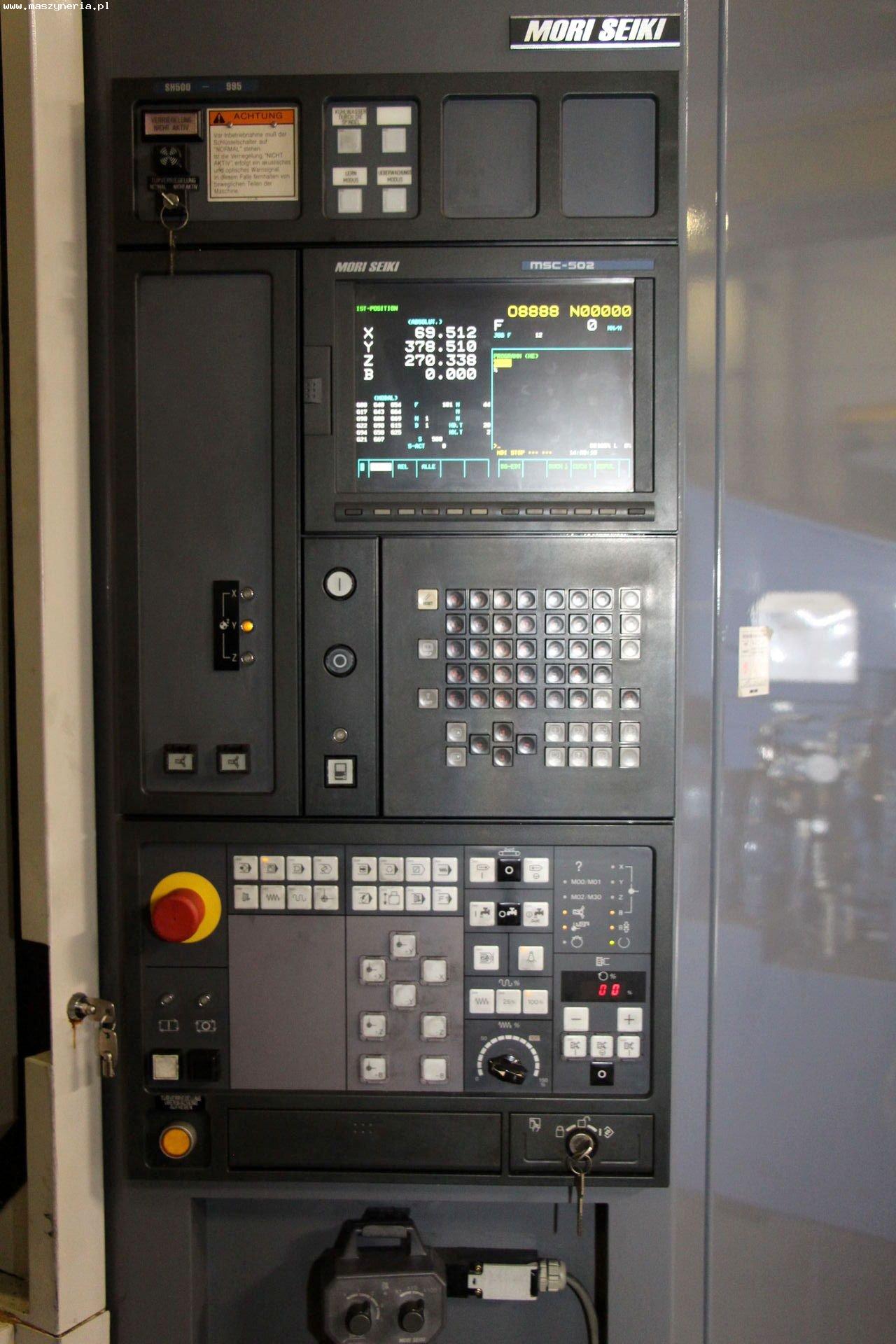 Centro di fresatura orizzontale MORI SEIKI SH-500/40 in vendita - foto 3
